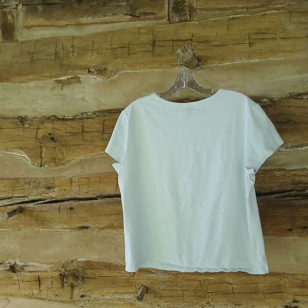 Lauren Ralph Lauren Mint Green Crew Neck Short Sleeved Tee Shirt Size XL - Picture 4 of 6